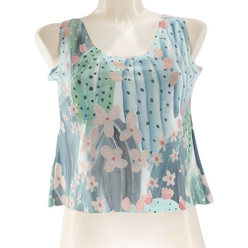 Top en polyester taille unique avec une touche de coton enti thumbnail 9