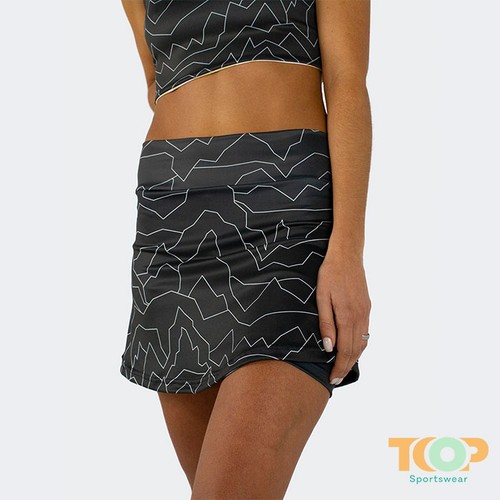 Top jupe short, femme, polyester, imp. Le total thumbnail 9