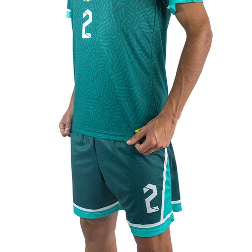 Short de sport top, polyester technique, imp. Le total thumbnail 9