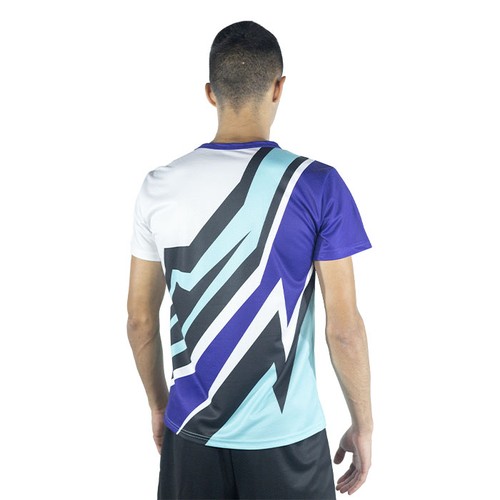 Top t-shirt de sport basique, tissu coton toucher thumbnail 5