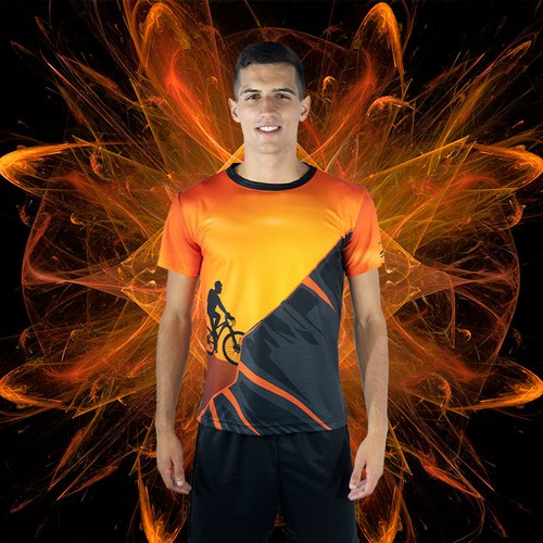 CAMISETA DEPORTIVA BÁSICA TOOP, TEJIDO TÉCNICO, ESTAMPADO. T