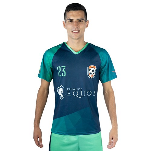 T-shirt de sport haut, polyester, imp. Le total thumbnail 5