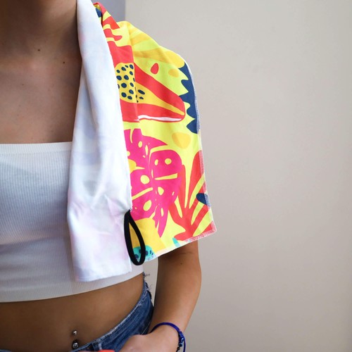 SERVIETTE GYM 70X35CM, IMPRIMÉ INCLUS