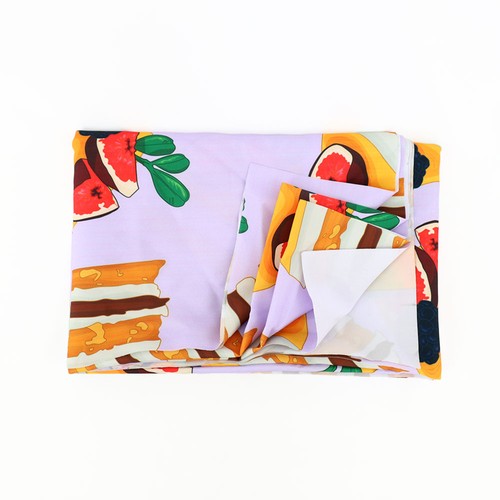 Serviette de table 145x300 cm en ployester sans couture thumbnail 4