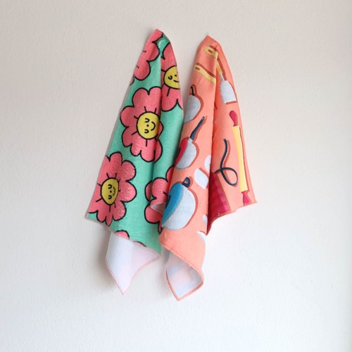 PETIT TISSU DE CUISINE EN POLYESTER IMPRIMÉ QUADRICHROME