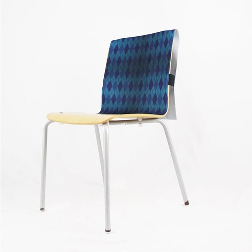 Housse de dossier de chaise en polyester pleine imp thumbnail 5