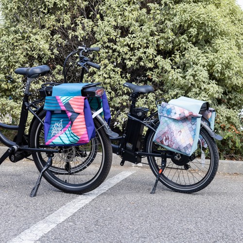 Porte bagage vélo - polyester full color