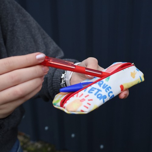 Étui fin en polyester, impression quadrichromie