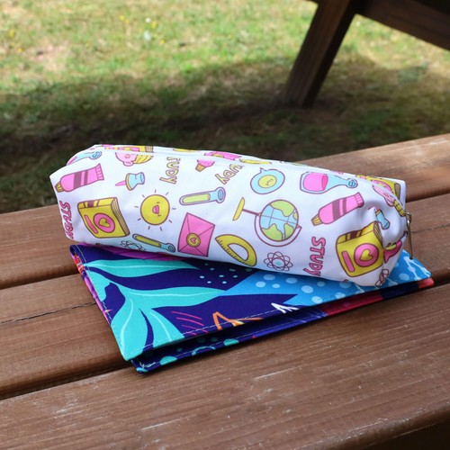 Trousse à crayons en polyester RPET avec impression en quadr thumbnail 7
