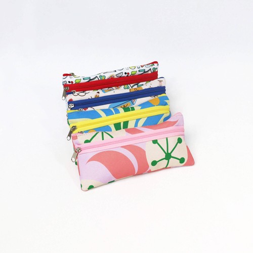 Trousse double poche en polyester RPET avec impression en qu thumbnail 5