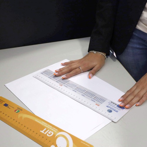 Régle 30 cm pp 2 faces - full color