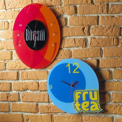 Horloge murale acrylique 1 face - full color