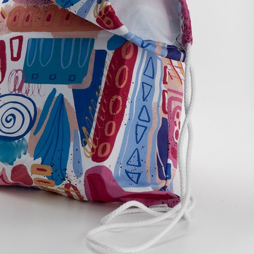 SAC TYPE SAC À DOS TAILLE A3 EN COTON. IMPRESSION TOTALE INC thumbnail 6