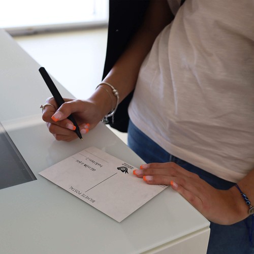 Mini carte postale 300grs 135x95 mm1 face - full color