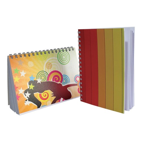 BLOC SPIRALE A6 COUVERTURE PP 2 CÔTÉS 50 CADRES LISSES INCLS thumbnail 5
