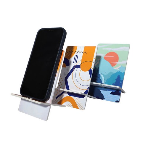 SUPPORT DE TÉLÉPHONE CELLULAIRE EN ACRYLIQUE IMP INCLUS