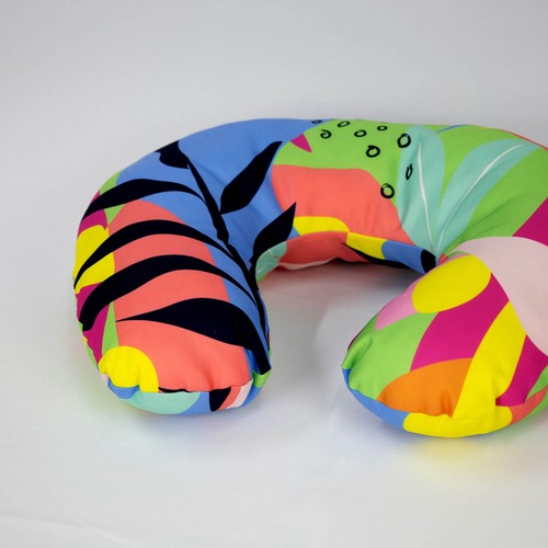 Reisekissen in polyesterstoff mit polsterflocken thumbnail 4