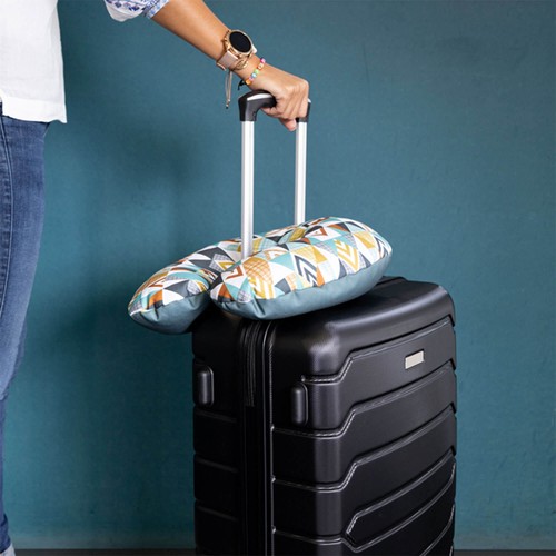 Reisekissen in polyesterstoff mit polsterflocken thumbnail 6