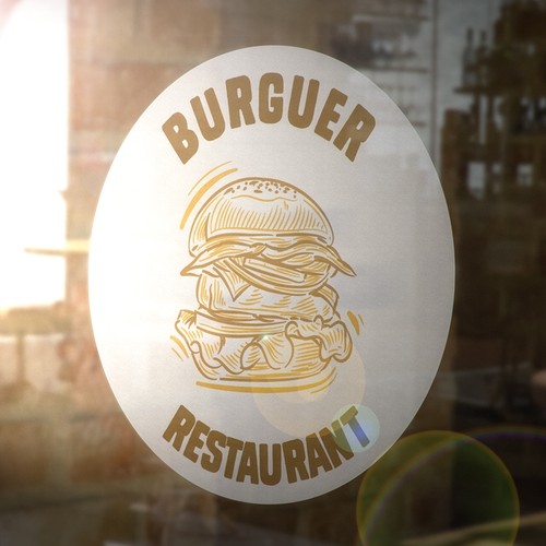 Autocollant vinyle transp. Avec rond blanc 30x30cm thumbnail 4