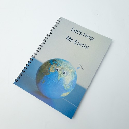 Bloc spirale en spirale A5 lisse 4 faces 50 recyclé thumbnail 4