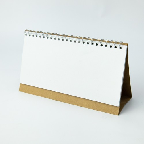 grand calendrier de bureau en spirale recyclé 13 feuilles me thumbnail 5