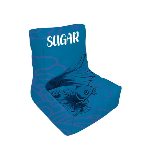 Pouf de canapé en polyester 1 place avec remplissage de floc thumbnail 6