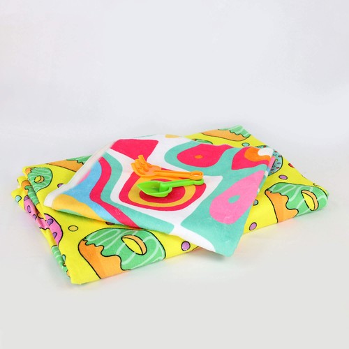 SERVIETTE DE PLAGE 160X75CM POLYESTER IMPRIMÉ QUADRICHROME thumbnail 8