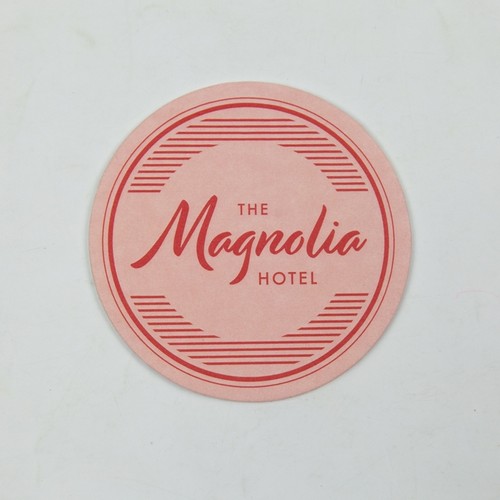 Sous-bock en carton quadricolore 1 côté 8cm de diamètre thumbnail 5