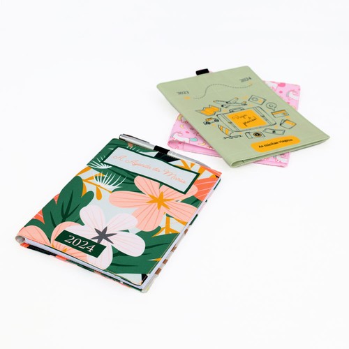 BLOC-NOTES A5 AVEC COUVERTURE POLYESTER AVEC IMPRESSION QUAD thumbnail 7