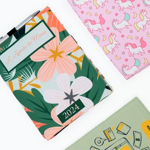 BLOC-NOTES A5 AVEC COUVERTURE POLYESTER AVEC IMPRESSION QUAD thumbnail 8