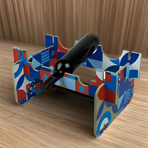 BOUTEILLE EMPILABLE POUR 3 BOUTEILLES