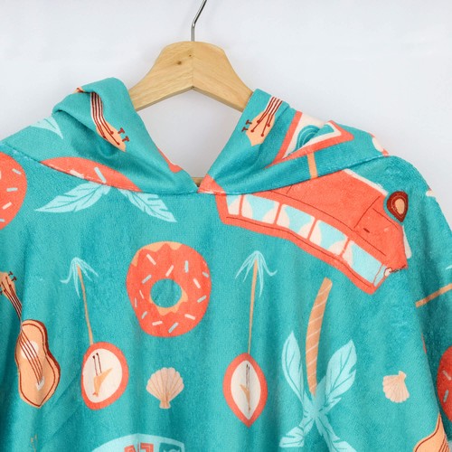 PONCHO SURF IMP QUADRICHROMIE thumbnail 5