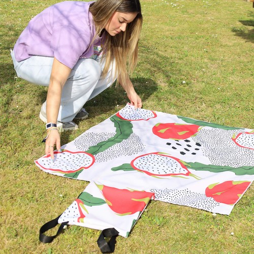 Sac à dos nappe de pique-nique en polyester quadricromie thumbnail 4