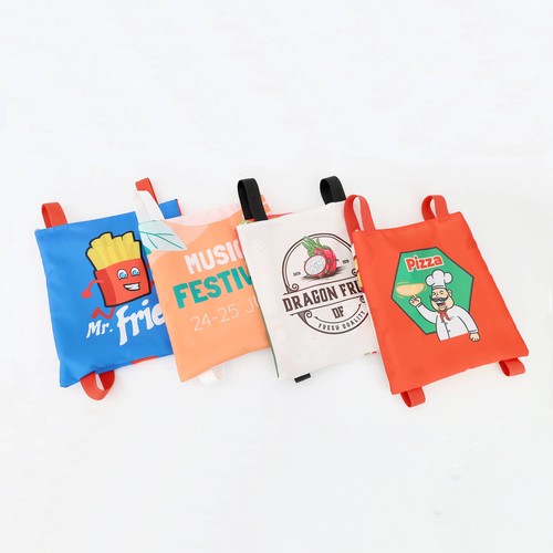 Sac à dos nappe de pique-nique en polyester quadricromie thumbnail 5