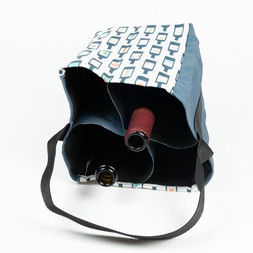 SAC EN RPET PERSONNALISABLE POUR 4 BOUTEILLES thumbnail 10