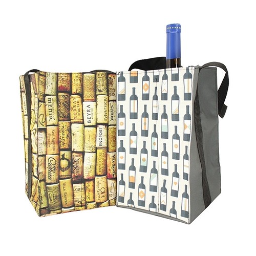 SAC EN RPET PERSONNALISABLE POUR 4 BOUTEILLES thumbnail 9