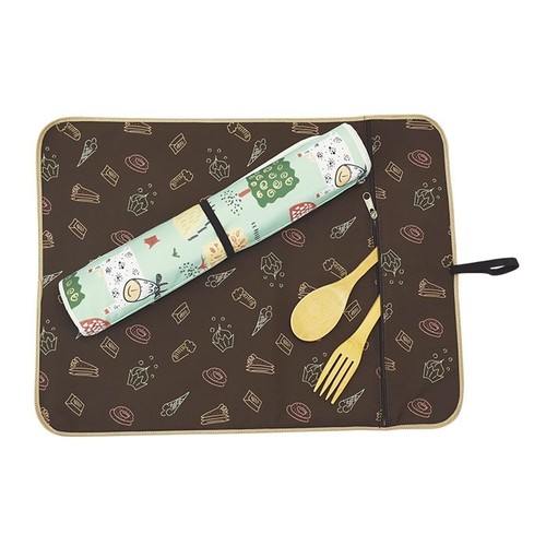 PIED DE TABLE AVEC SAC À COUVERTS EN RPET PERSONNALISABLE thumbnail 4