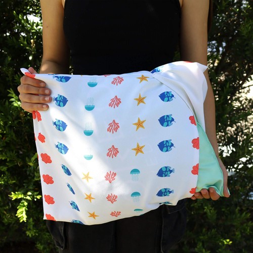 HOUSSE DE COUSSIN EN RPET PERSONNALISABLE