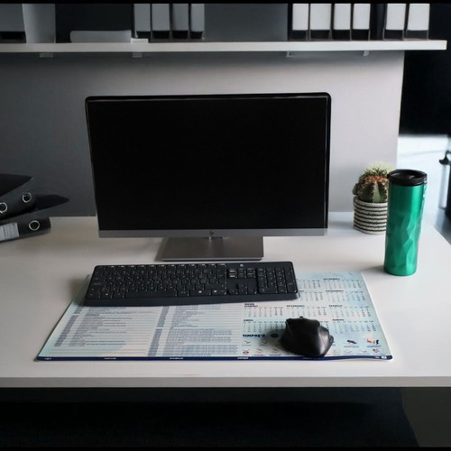 PIETEMENT DE BUREAU EN MS 60X35CM PERSONNALISABLE