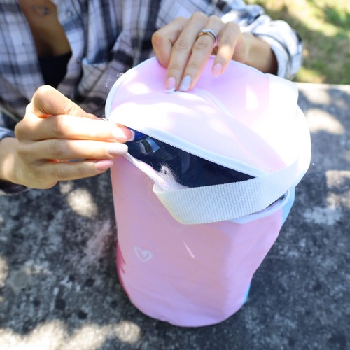 BOITE A LUNCH CYLINDRIQUE PERSONNALISABLE EN RPET