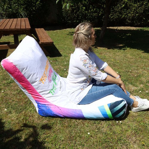 CANAPÉ PUFF 1 PLACE EN RPET PERSONNALISABLE