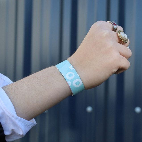 PULSERA DE IDENTIFICACIÓN TYVEK 19MM PERSONALIZABLE