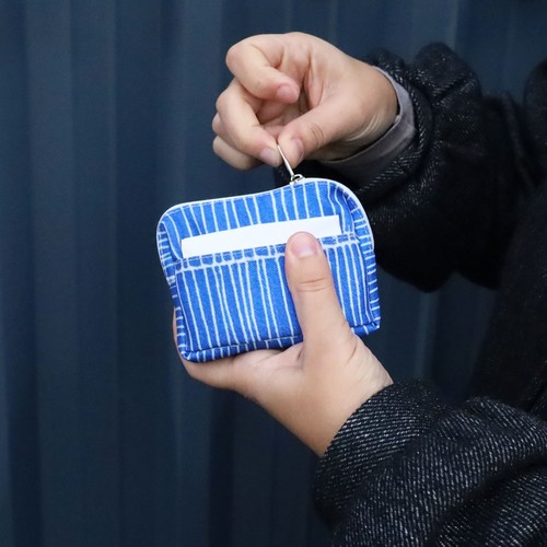 PORTE-MONNAIE BASE EN COTON POUR CARTES/MONNAIE PERSONNALISA