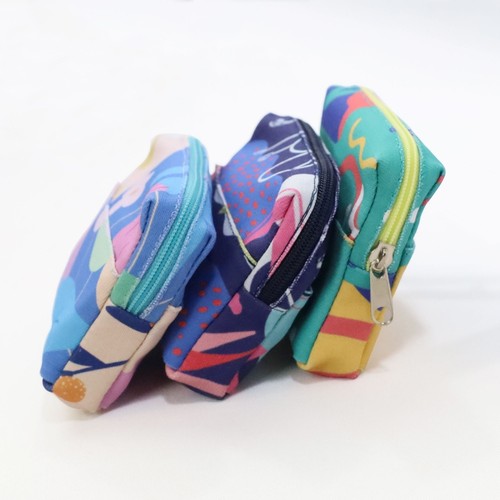 PORTE-MONNAIE BASE EN COTON POUR CARTES/MONNAIE PERSONNALISA thumbnail 5