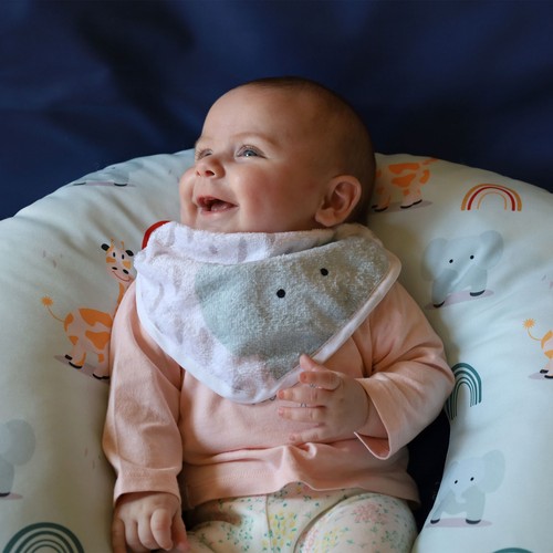 Bavoir de Bébé en Tissu Éponge impression totale thumbnail 7