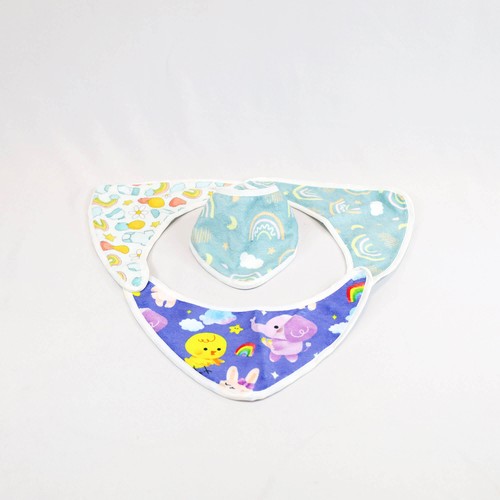 Bavoir de Bébé en Tissu Éponge impression totale thumbnail 10