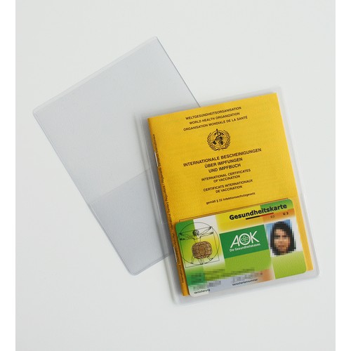 Protective cover for vaccination passports