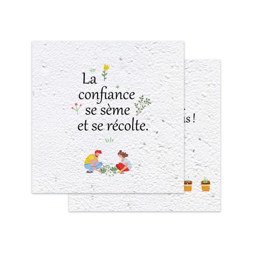 Carte à planter Premium Personnalisée - 6