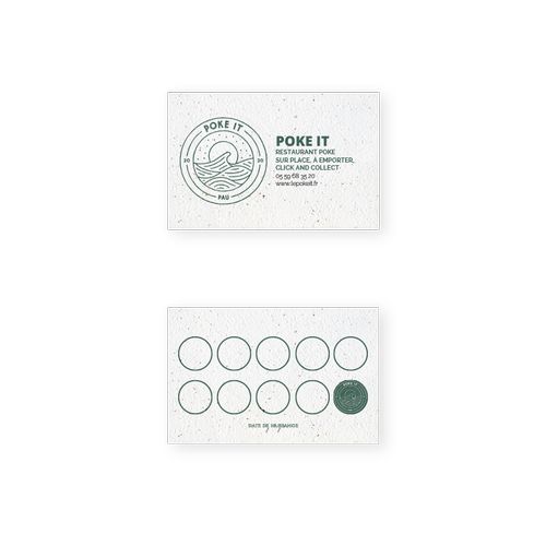 Carte de visite à planter - 1