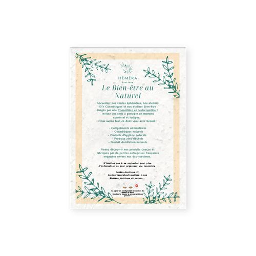 Flyers à planter - 1